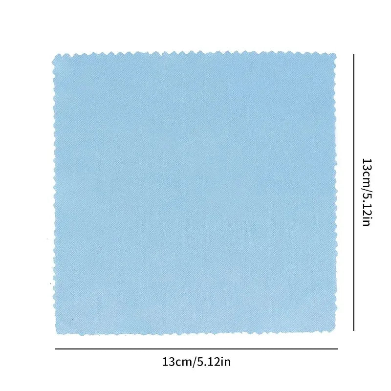 Colored Cloth 5/10/20/100pcs/lot 13*13cm Microfiber Square Cleaning Wipe Cloth Sun Glasses Clean Lens Cloth Eyewear Accessories