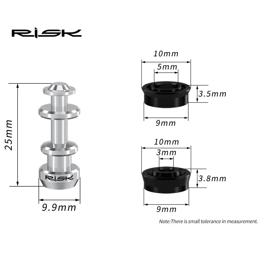 Risk Bike Titanium Alloy Brake Lever Piston Rod, Oil Disc Brake Piston Rod Sealing Ring Repair Parts,For XT M785 M8000 SLX M7000