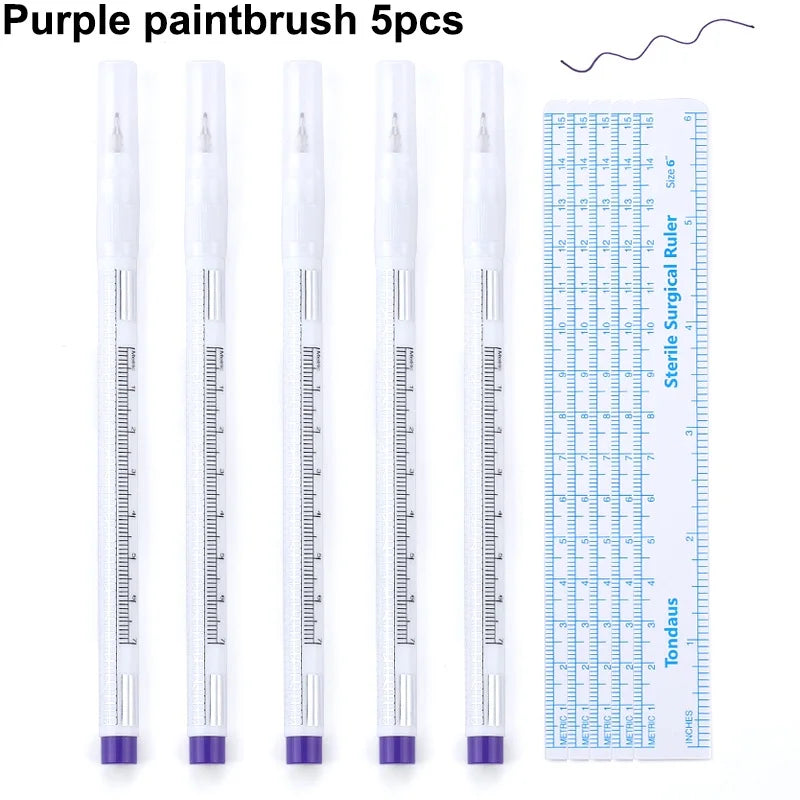 5/3/1pcs Skin Marker Pen Sterile Eyelash Extension Tool Fixed Point Marker Pen Skin Positioning Marker Tattoo Lashes Accessories
