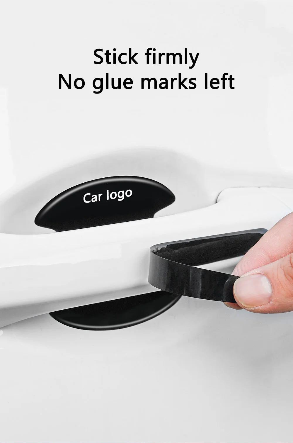 4/8Pcs Car Door Handle Protective Anti-scratch Stickers For Nissan X-trail Qashqai Note Juke Sentra Patrol Almera Navara Leaf