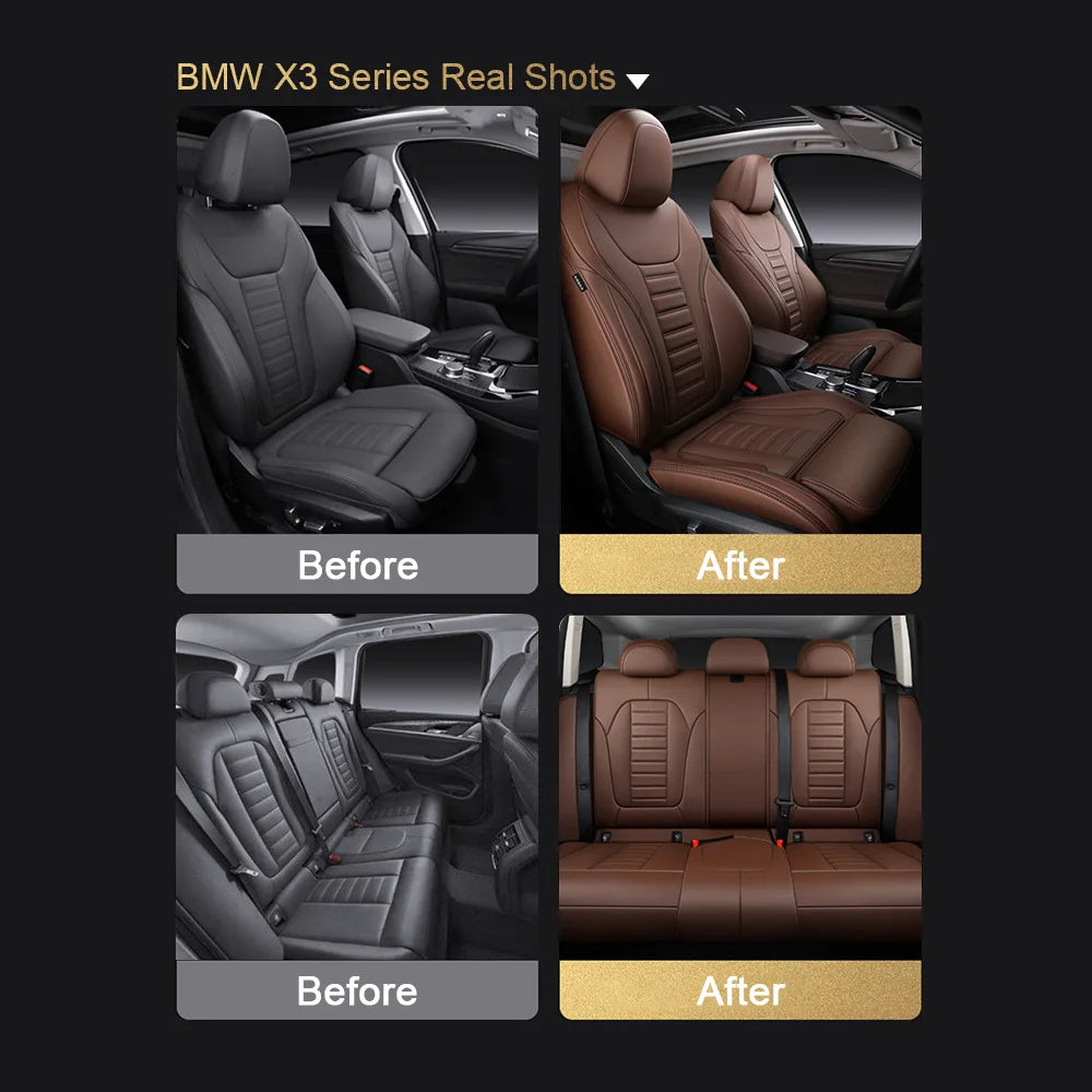 For Land Rover Range Rover Velar 2017 2018 2019 2020 Faux Leather Custom Car Seat Covers Full Set Interior Protector Accessories
