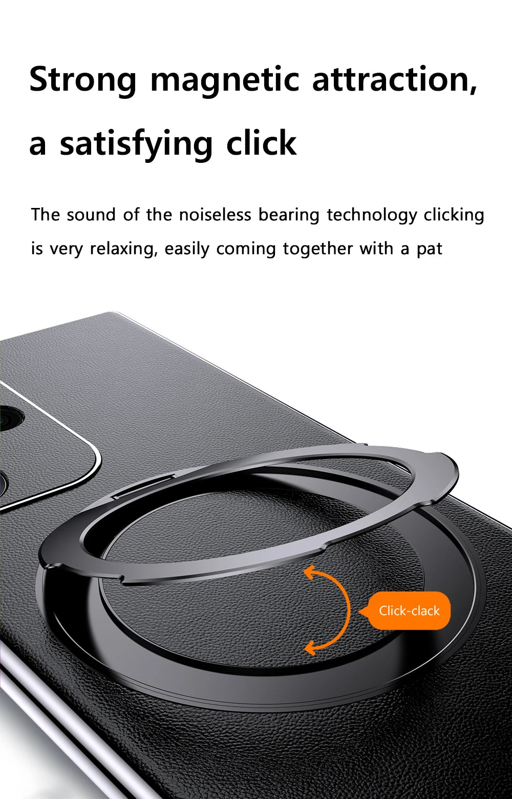 LANGSIDI Leather Magnetic Metal Ring holder Case For Samsung Galaxy S24 Ultra s23 S24 + plus shockproof Slim Protection