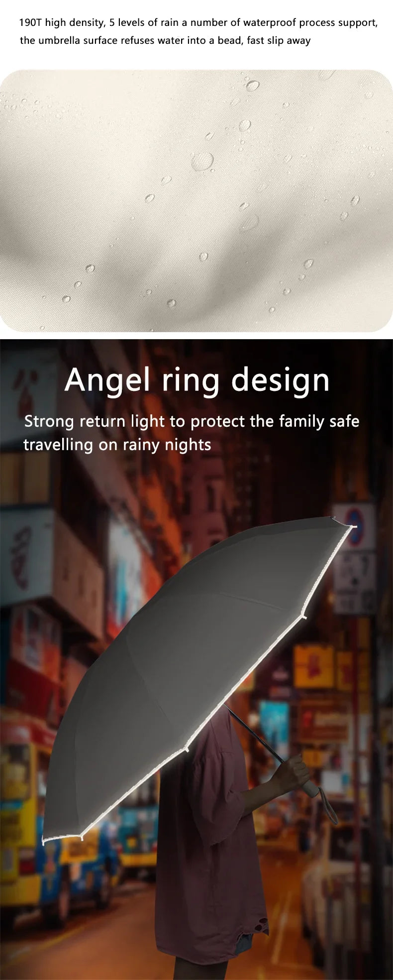 2025 NEW Fully automatic reverse umbrella large men's umbrella folding umbrella women's high-end sun protection umbrella
