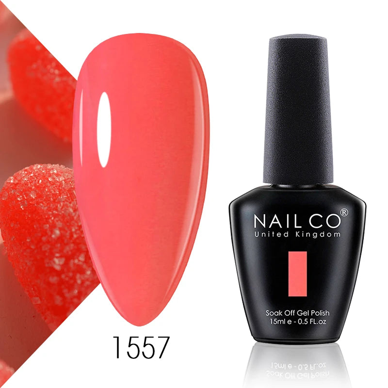 NAILCO 15ml Hema Free TPO Free Top Coat And Base Coat Art Design Gel Nail Polish Top Base Coat UV LED Soak Off Gel Nail Varnish
