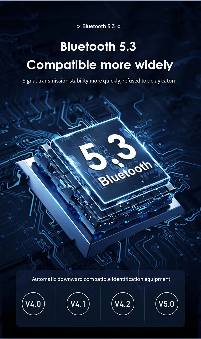 3D Stereo Bluetooth 5.3 Audio Receiver Optical/Coaxial/3.5mm AUX Analog Digital Signal Output Wirelss Adapter For Car Speaker