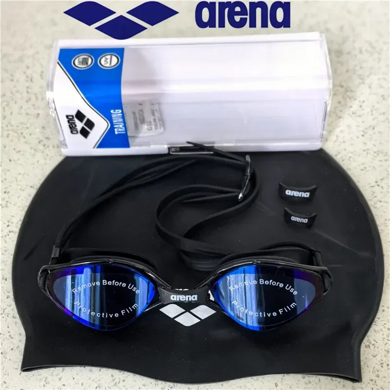 ARENA Professional Adult Anti Fog Swimming Goggles for Men and Women, Waterproof and Adjustable UV Protective Glasses
