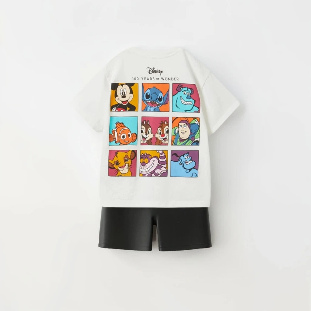 Short Sleeve Outfits Kids Summer Clothing 1-7Years Old Child Costume Cartoon Tees Toddler Boys New Fashion T-shirt+Shorts