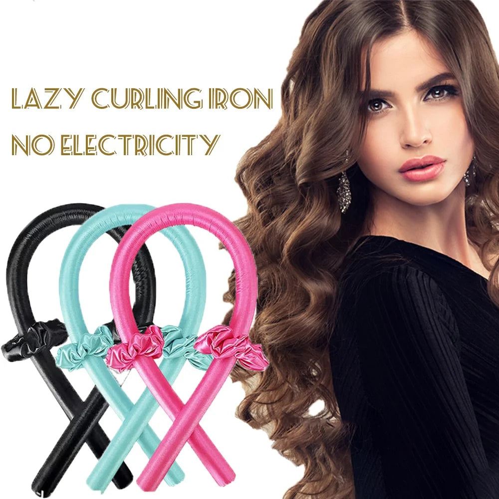 Woman Heatless Curling Rod Heatless Hair Curls Headband Make Hair Soft Shiny Hair Curler Hairdressing Tools Accessories