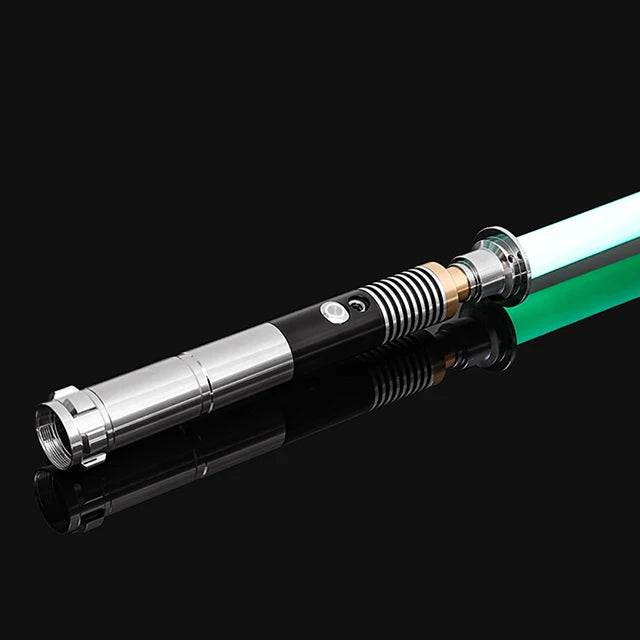 RGB Metal lightsaber 16 Color laser sword toy rave cosplay Flashing Weapon With Hitting Sound Effect FX Duel Lightsaber