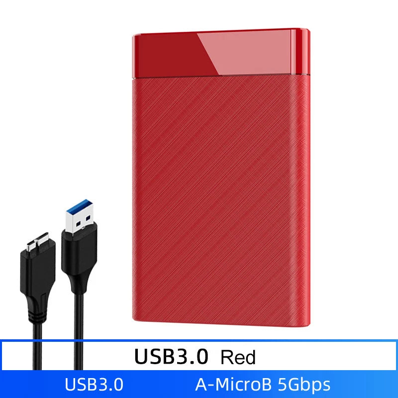 2.5 Inch External Hard Drive Enclosure USB 3.0 2.0 Hard Disk Case 6TB Supports 7mm 9.5mm SATA SSD HDD For Laptop PC Mobile