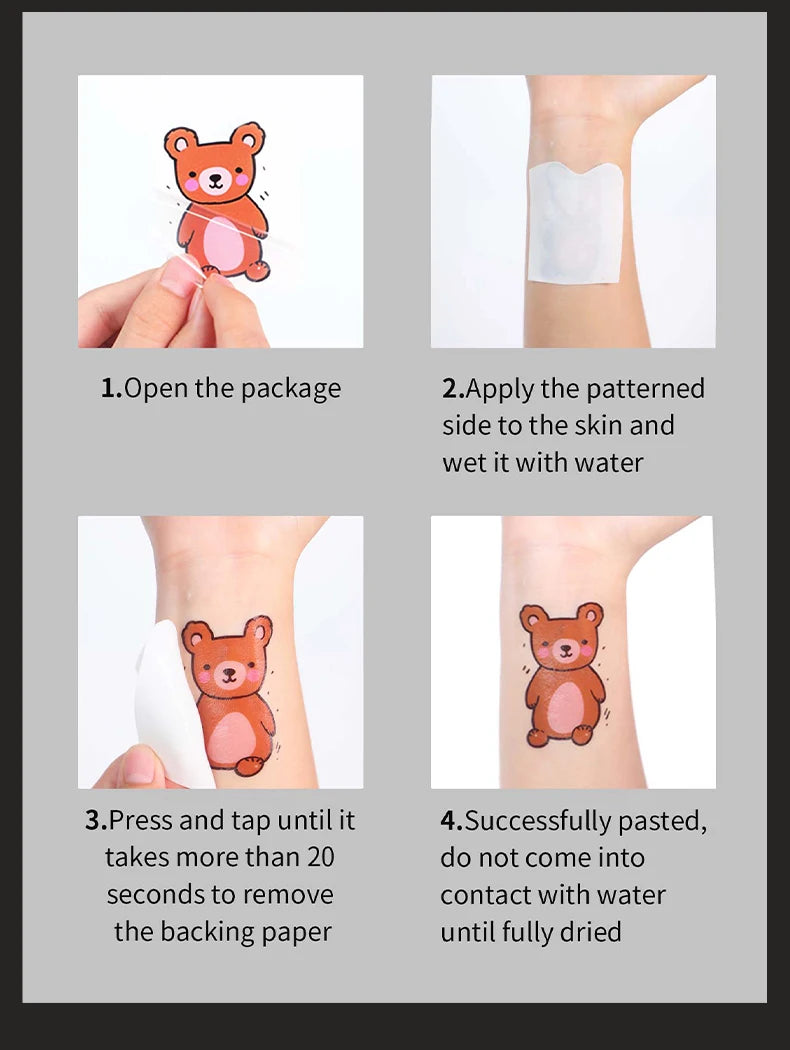 6pcs Glitter Gradient Dreamy Butterfly Waterproof Temporary Tattoo, Long-Lasting Waterproof, Realistic Fake Tattoo