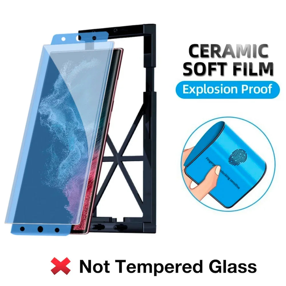 2Pcs For Note Redmi 14 13 Pro Plus + Explosion-proof Screen Protector Protective With Install Kit Not Tempered Glass