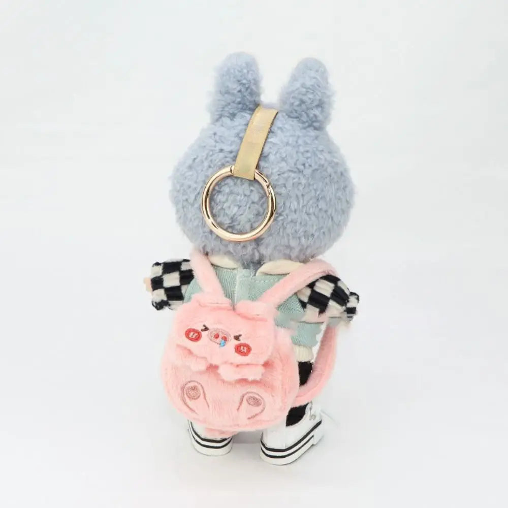 Animal Style 17Cm for Labubu Backpack Hand-made Clothes Matching Doll Backpack Replacement Doll Clothing Accessories