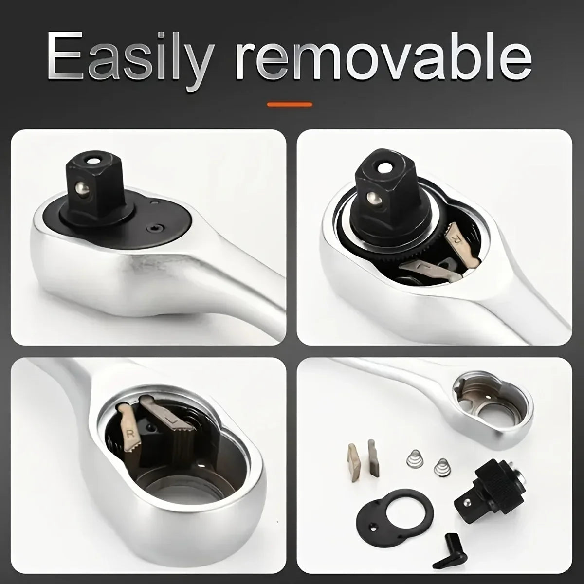 Ratchet Socket Wrench Set 1/4 3/8 1/2 Combination Motorcycle Car Repair Hand Tools Spanner Sleeves Head Auto Repairing Kit