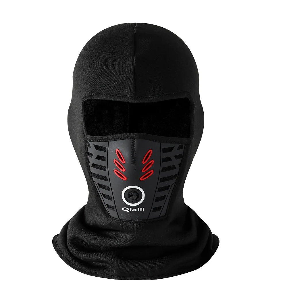 tdoor rider's cold protection, ear protection, neck protection, full face integrated closed windproof cover, warm and dustproo