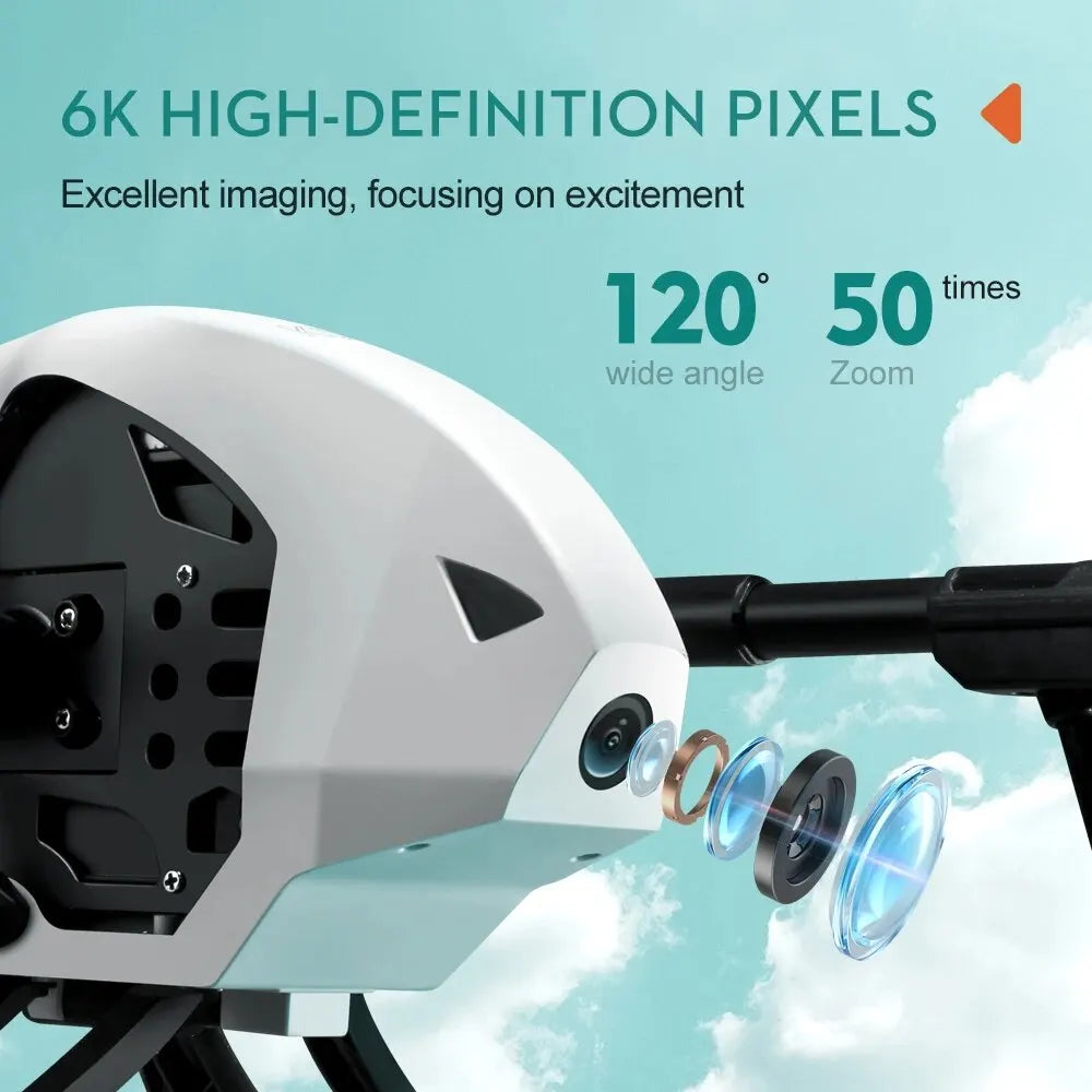 New KS66 4K Drone 8K Professional HD Dual Camera GPS 5G WIFI FPV Optical Flow Localization Brushless Motor RC Quadcopter 9000M