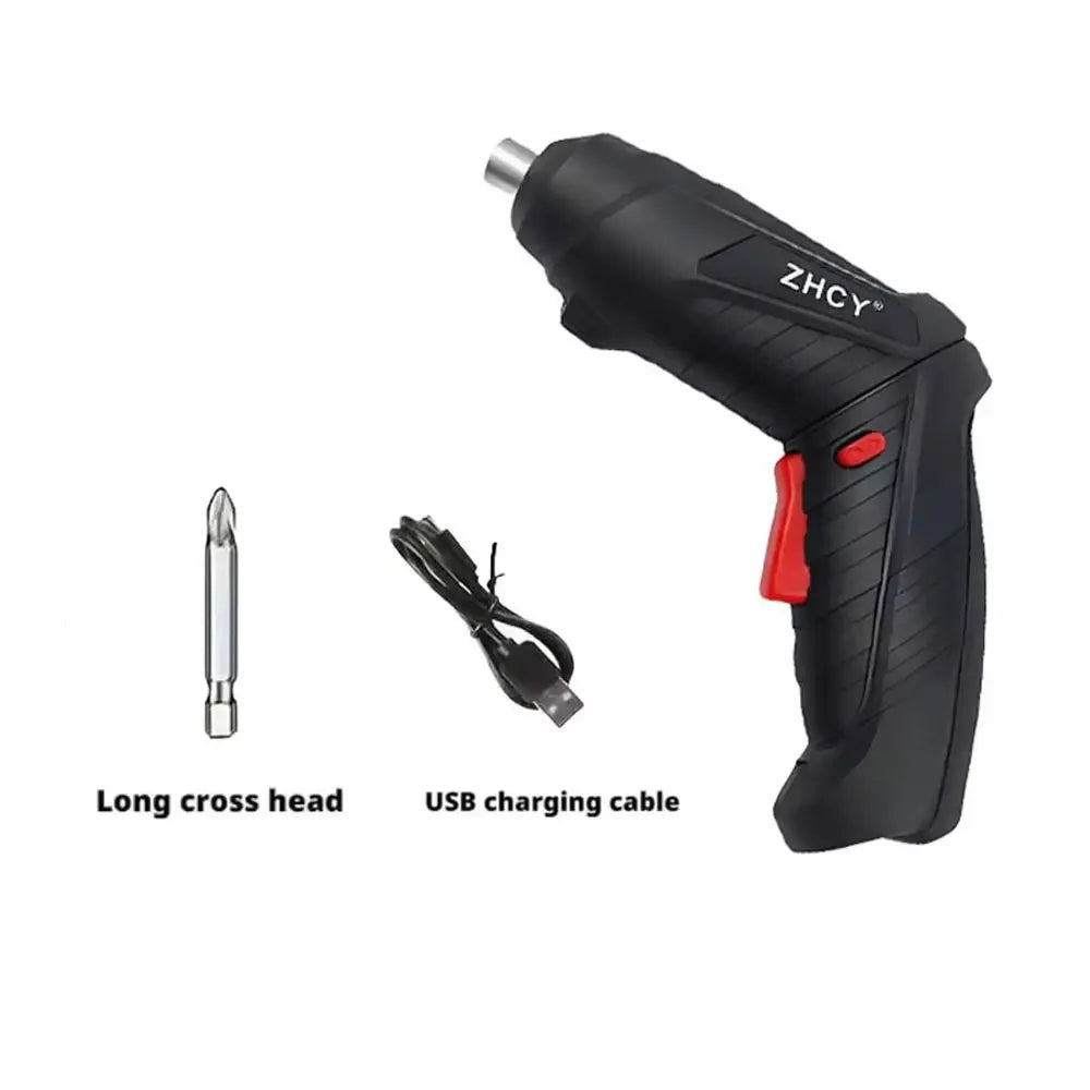 47pcs Rechargeable 36V Cordless Electric Screwdriver Kit Lithium Battery Foldable Power Drill Home Repair Tool Set