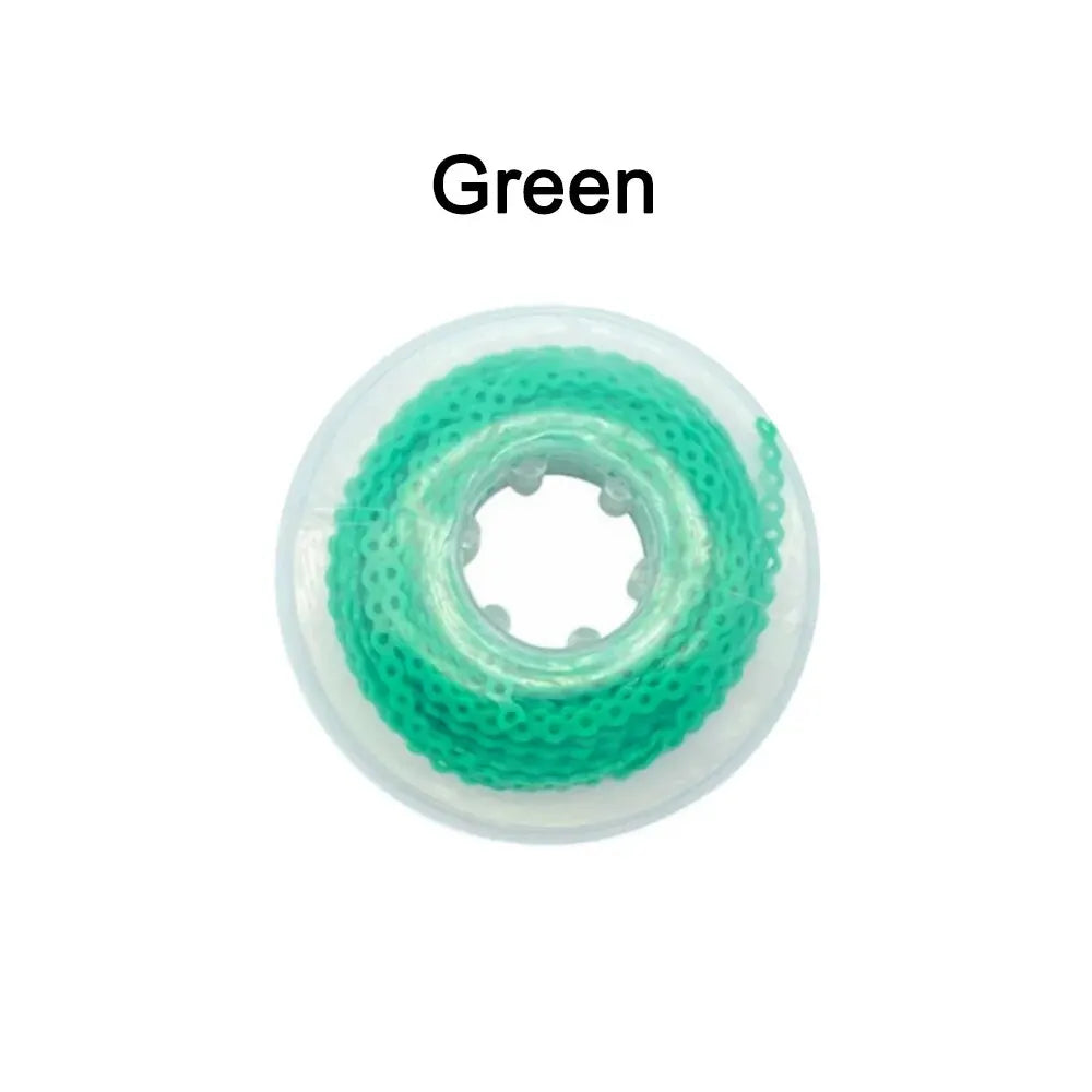 15 Feet/Roll Dental Orthodontic Elastic Ultra Power Chain Rubber Bands Long Short Continuous Denspay Dental Orthodontic Material