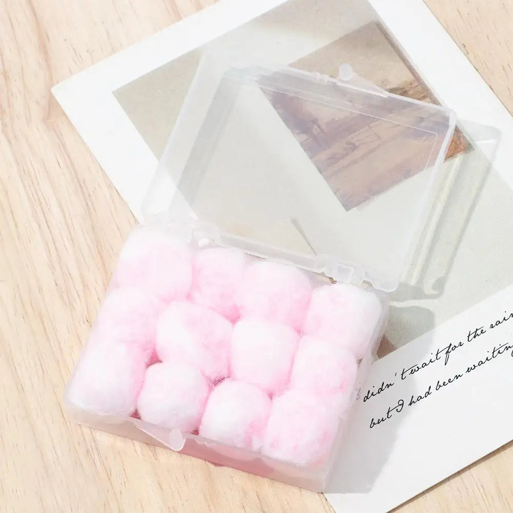2/4/6/12/20PCS Gift Soft Wax Cotton Earplugs Wax Kneadable Ear Plugs Airplane Sound Insulation Noise Reduction Ear Plug Unisex