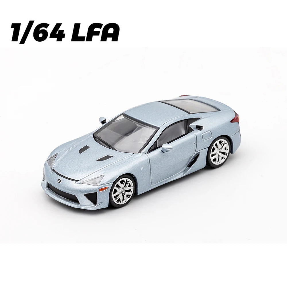 DCT 1/64 LFA Model Car Vintage Sports Vehicle Diecast Car Hobby Collection Toy With Display Case For Adults