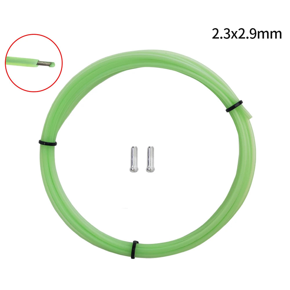 1PC Bicycle Cables Housing Bicycle White Inner Tracking White Inner Lining PVC Fishbone Tube Core Protective Casing Bicycle Part