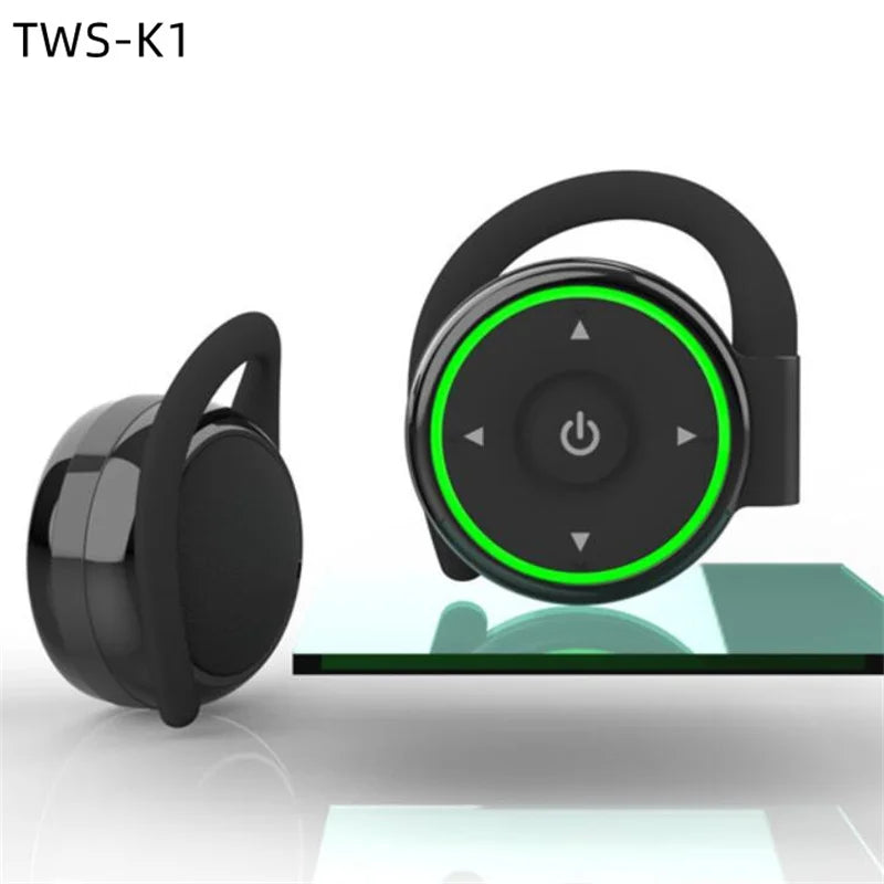 TWS Over-Ear Wireless Headphone Bluetooth-Compatible V5.0 Lossless Sound Ear Hook Earphone Game/Music Dual Mode Open-Ear Headset