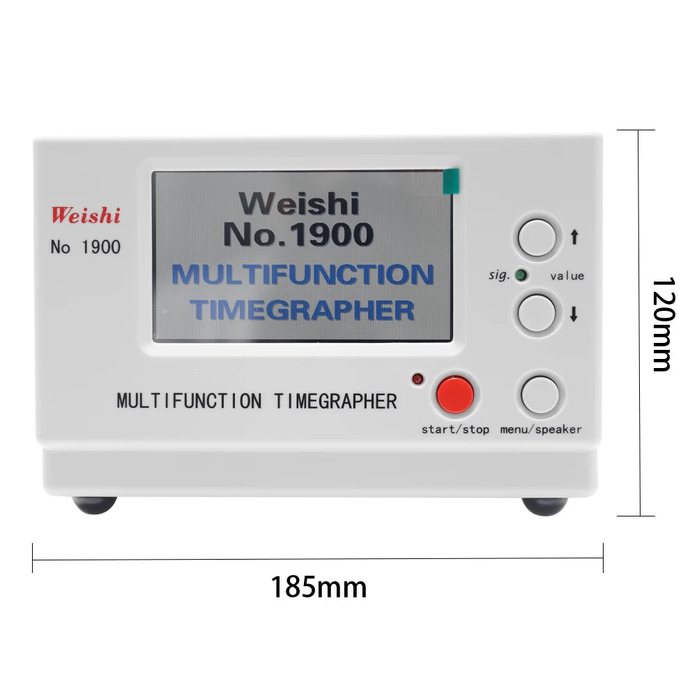 Weishi NO. 1900 Timegrapher Mechanical Watch Timing Tester Machine Multifunction Auto Calibration Timer Machine