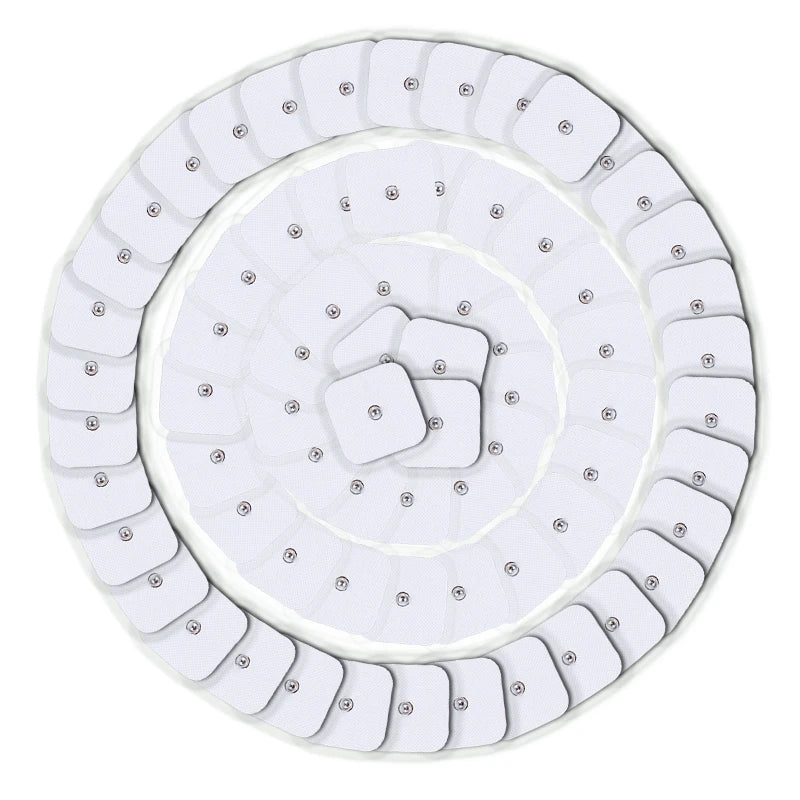 100/50PCS Electrode Pads Gel Patch For TENS Pulse Physiotherapy Massager Slimming Nerve EMS Muscle Stimulator Electrode Stickers