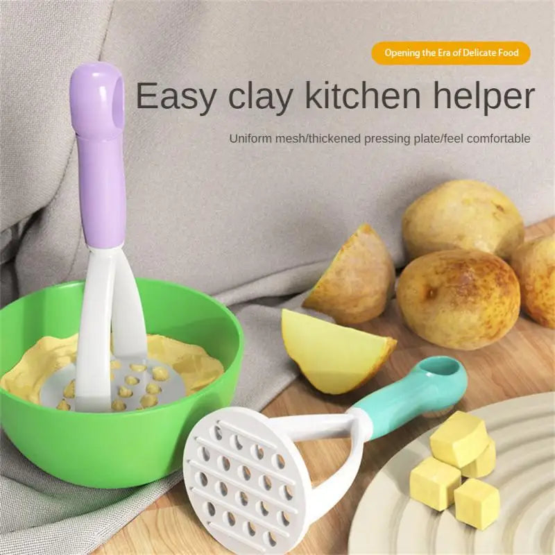 Crusher Fruit Tools Kitchen Stainless Steel Pressed Potato Masher Ricer Puree Juice Maker Potato Pusher Smooth Mashed Potatoes