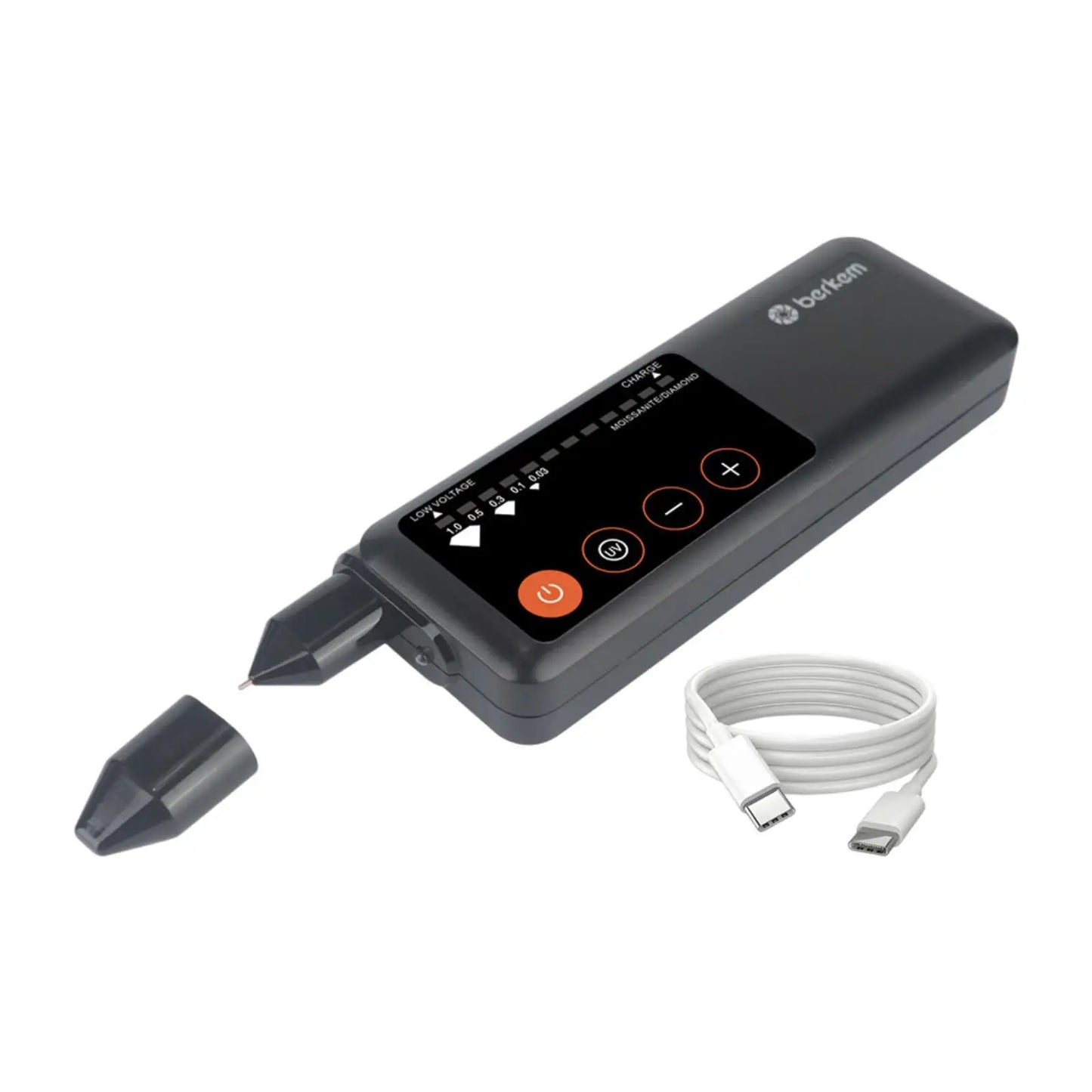 Diamond Tester with USB Electronic Professional Stone Hardness Portable Testing Pen Tool for Novice and Expert Stone Moissanite