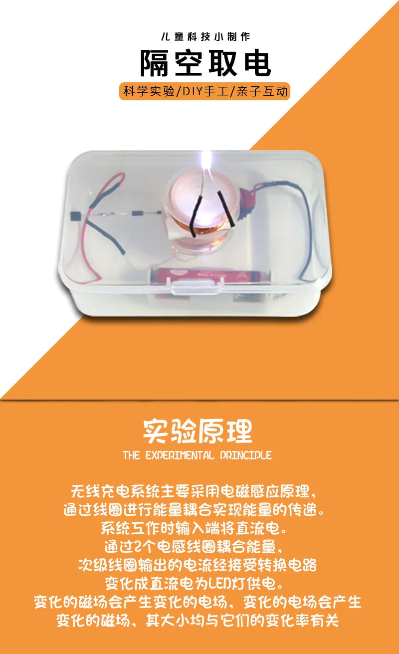 Space To Take Electromagnetism Experiment Diy Technology Primary School Electricity Popular Science Materials