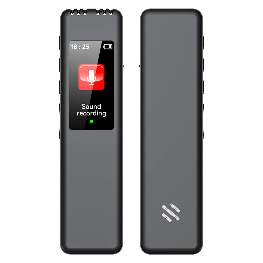 128GB Digital Sound Activated Voice Recorder Pen 0G-64GB Card Dictaphone Audio Recorder 1536KBPS Recording Interviews MP3 Player