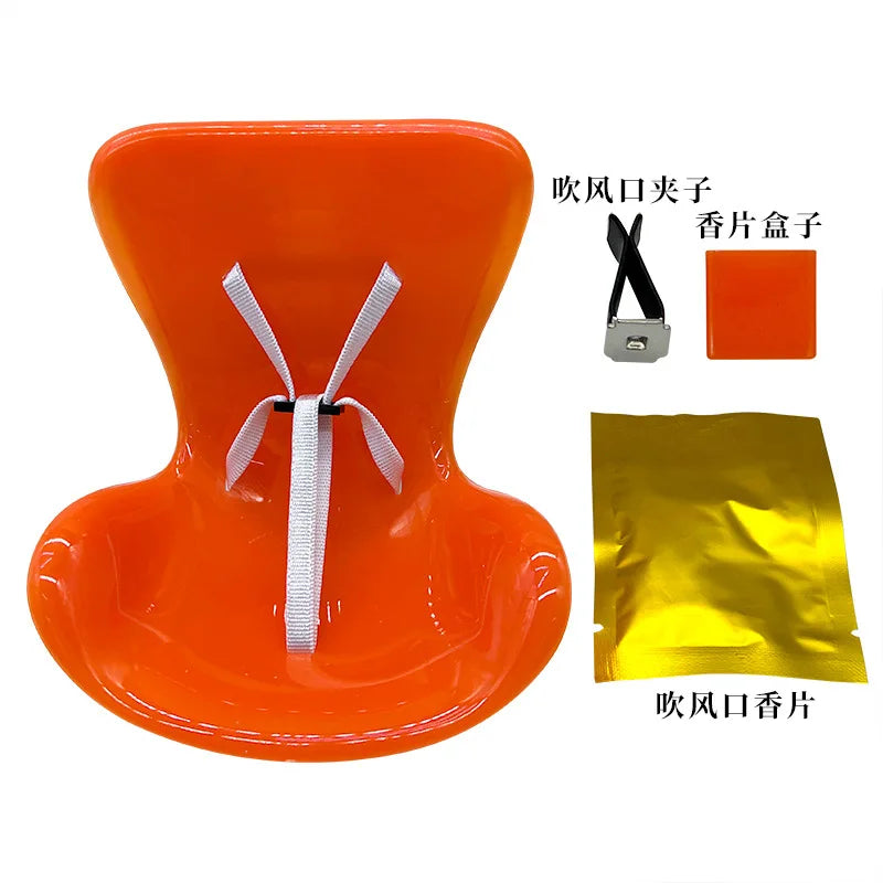 Labubu V1 V2 Idol Dolls Safety Seat Kawaii Plush Doll Car Seat Ornament with Air Outlet Aromatherapy Decoration Accessories Gift