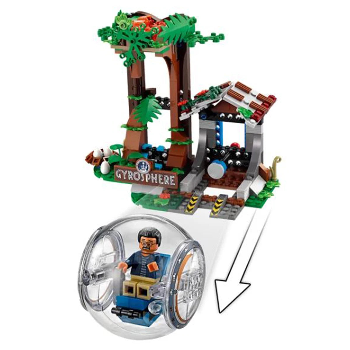 Dinosaur World Tyrannosaurus Rex Great Escape Educational MOC Building Block DIY Toys Give Away Three Dolls Birthday Boy Gifts