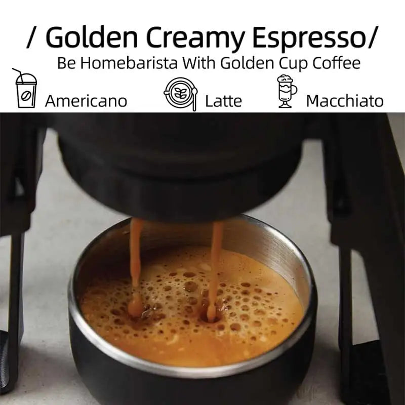 STARESSO Mirage SP300 Plus Portable Espresso Maker Manual Coffee Maker 180ml Coffee Pot Quick Brew Double Shots Creamy Espresso