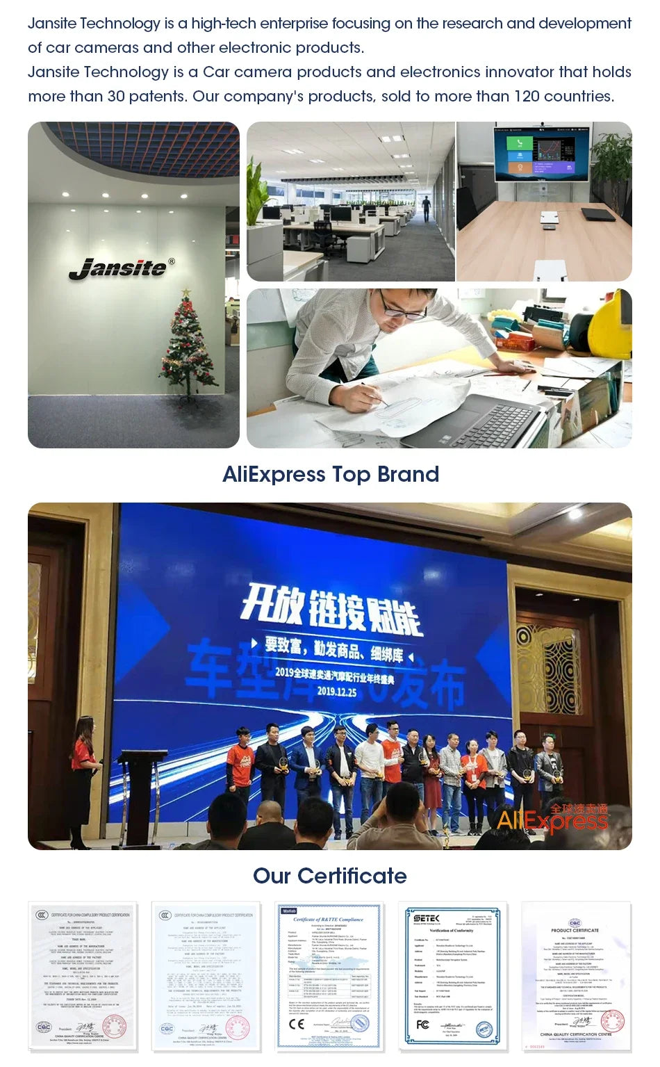 Jansite 10.26" 4K DVR Wireless CarPlay & Android Auto Dash Cam GPS Navigation 24h Park Monitor Night Vision Rear View Mirror