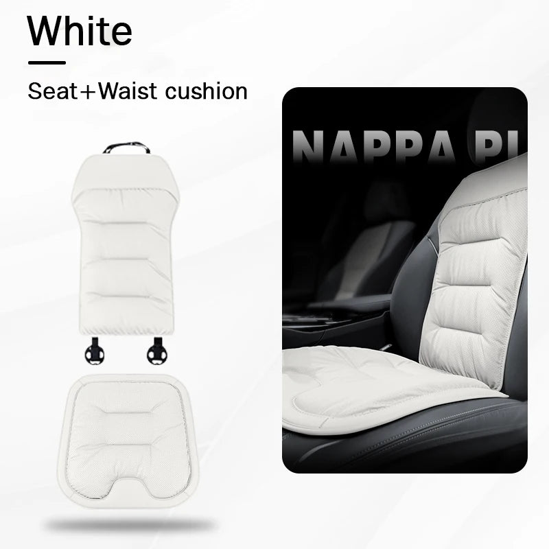 Four Seasons Universal Car Seat Cover Breathable Leather Car Seat Waist Cushion Covers Auto Interior Seats Interior Accessories