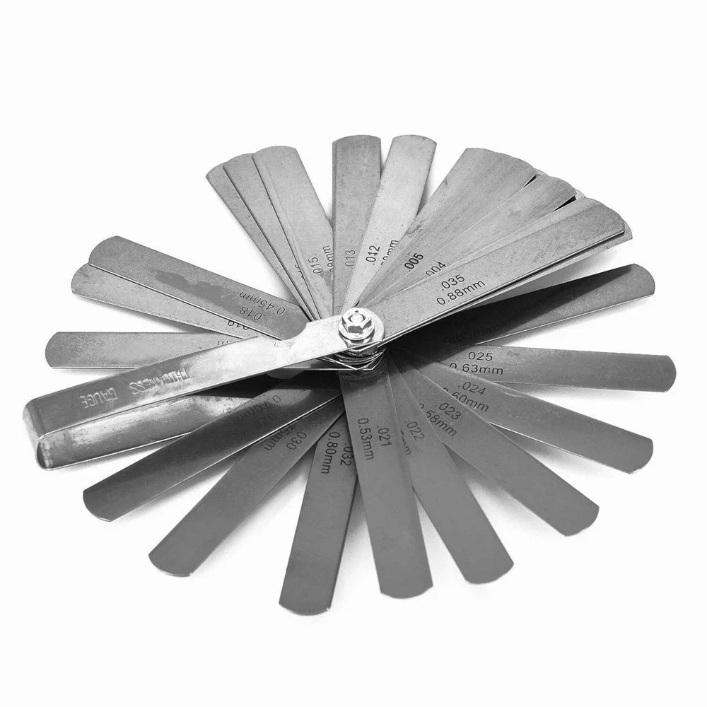 1PC Feeler Gauge, 32 Blades Feeler Stainless Steel Feeler Gauge for Measurement for Measuring Thickness for Handwork Universal