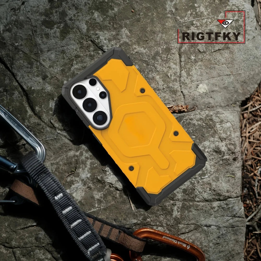 Heavy Duty Shockproof Phone Case For Samsung Galaxy S26 Ultra S25 Ultra S24 S23 Plus Magnetic Armor Impact Protective Back Cover