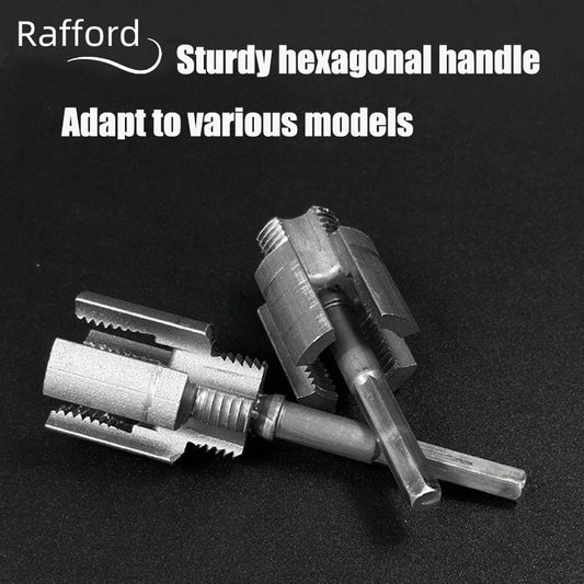 Integrated Internal and External Thread Pipe Threading Tool for 1/2-inch PPR Pipes, with Taps and Dies for Thread Cutting.