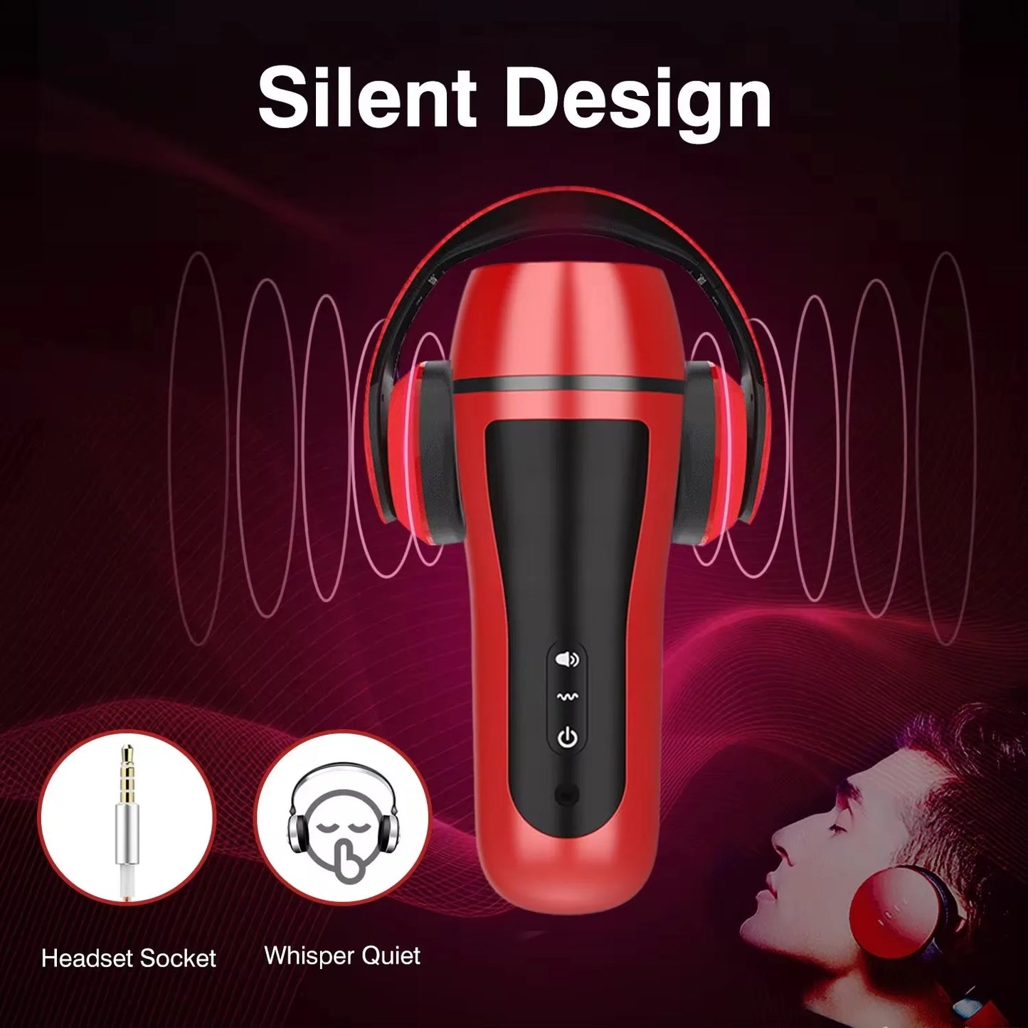 Male Sucking Multi-frequency AutomaticMasturbator Cup Sucking Vibration Blowjob Pussy Penis Oral Adult Erotic Sex Toys