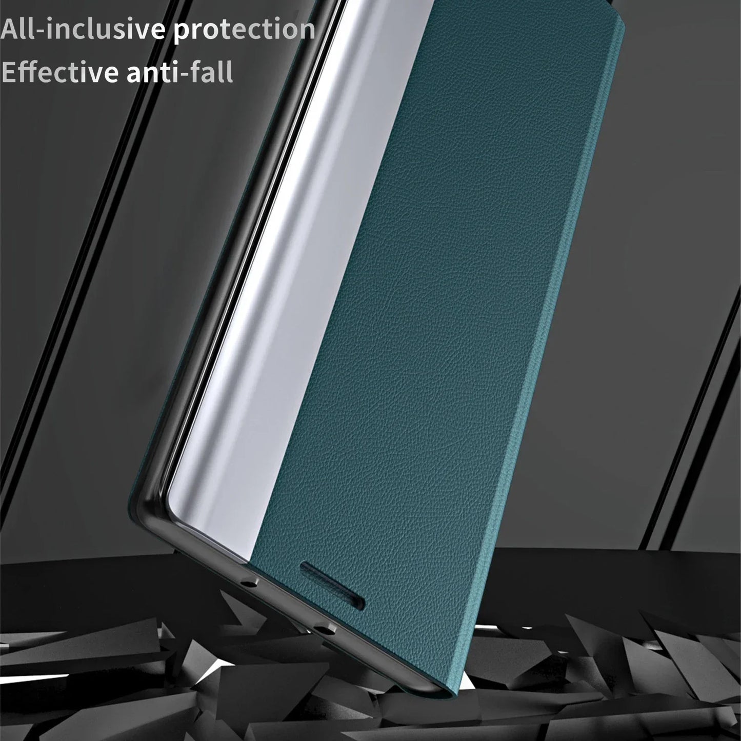 Flip Leather Case For Xiaomi Redmi Note 9S 10S 11S 12 Pro 9C 9T 10X K30S K40 Pro Luxury Ultrathin Magnetic Bracket Cover