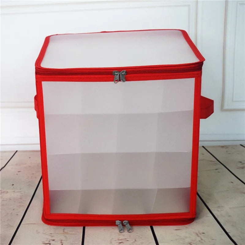 64-Grid Baubles Storage Box Christmas Balls Storage Xmas Tree Decorations Organizer Bauble Storage Divider Toys Storage Box