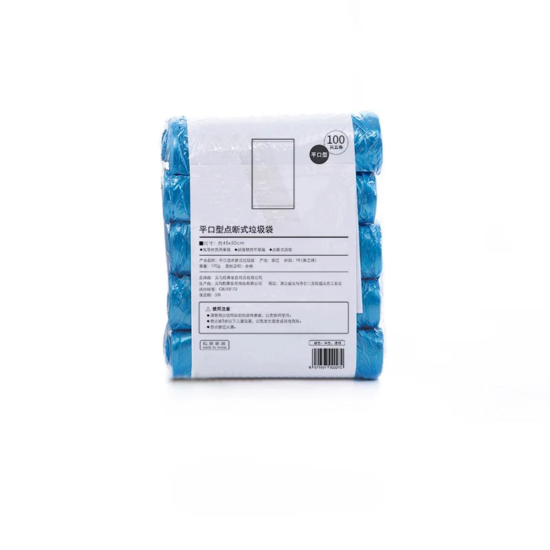 5rolls/pack Multiple Colors Portable Plain Garbage Trash Bag Garbage Can Liners For Bathroom Restroom Bedroom Office Toilet