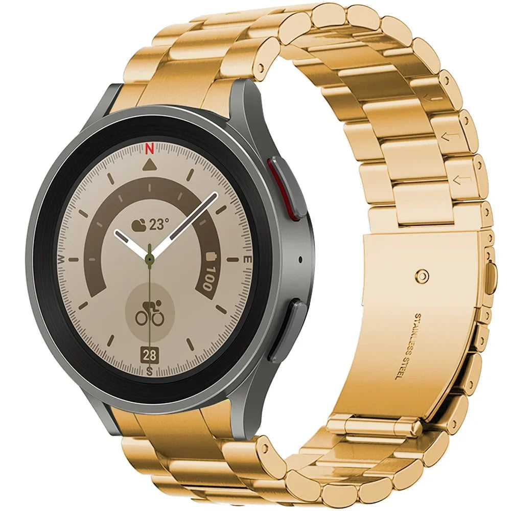 Metal Strap for Samsung Galaxy Watch 5 Pro 45mm 7 6 5 4 44mm 40mm Curved Interface Wristband for Galaxy Watch 4/6 Classic Correa