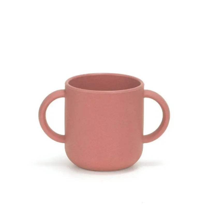 Silicone Cups For Infants And Young Children, Learning And Drinking Water Cups, Double Ear Cups, Endurance Training Cups