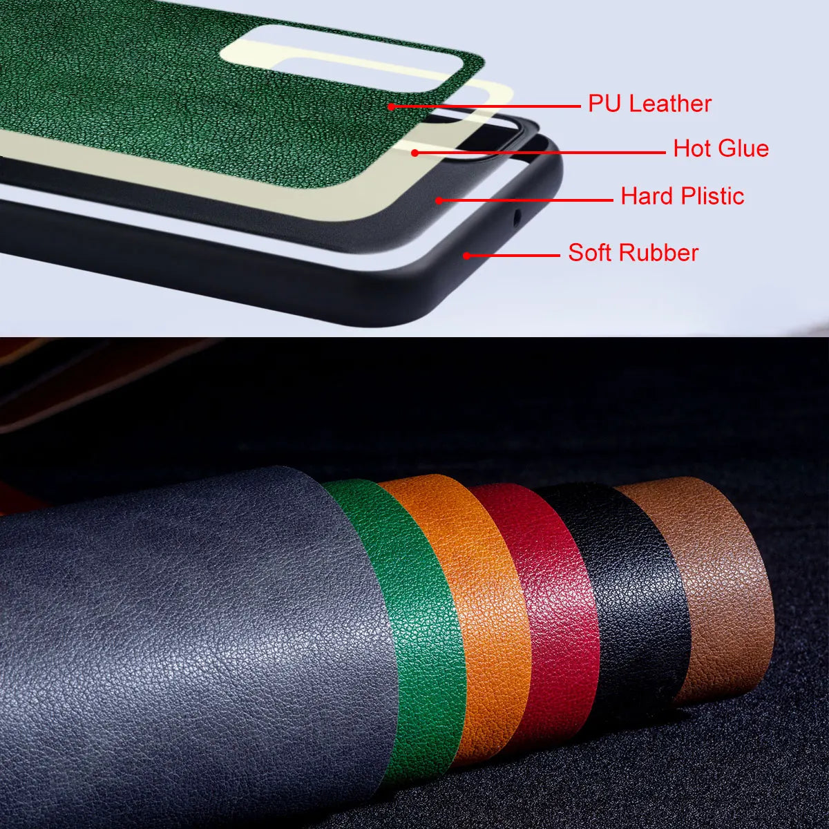 Premium Luxury leather Phone Case for Honor 90 Lite 70 50 20 Pro 10 Retro Business Style Solid color cover funda capa