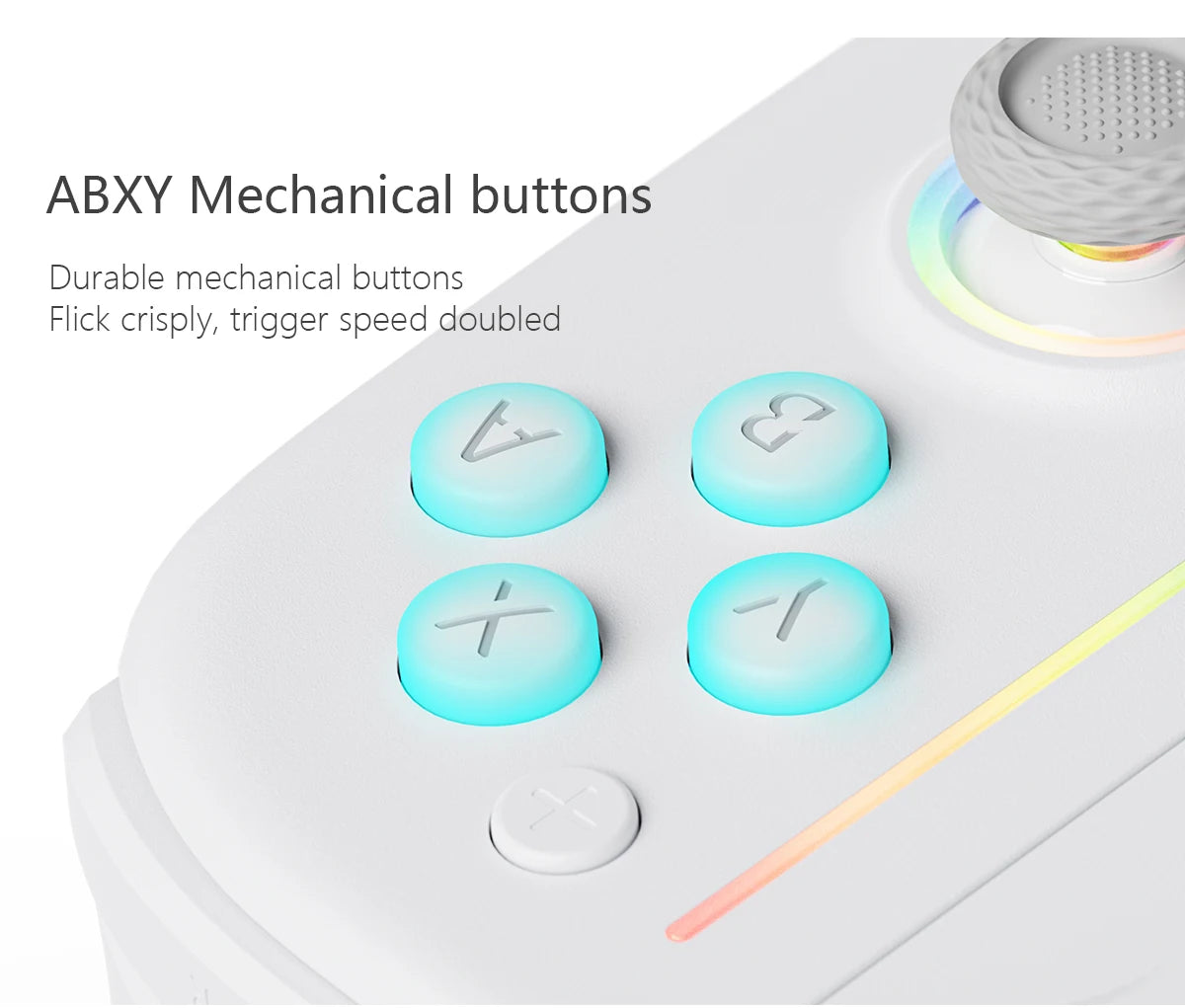 LinYuvo Wireless Switch Controller KS52 for Nintendo NS/OLED,Wireless Joypad Controller with Adjustable Vibration&Large Battery