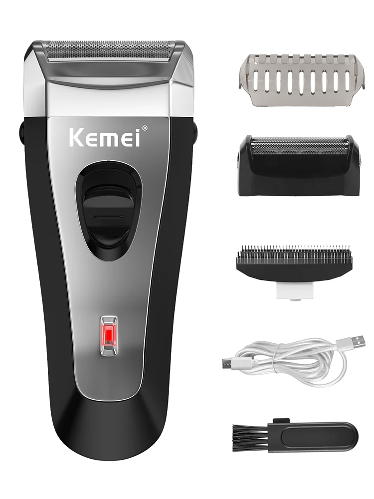 Kemei KM-9038 Foil Professional Electric Shaver Portable Razor Rechargeable Beard Trimmer USB Hair Shaving Machine for Men