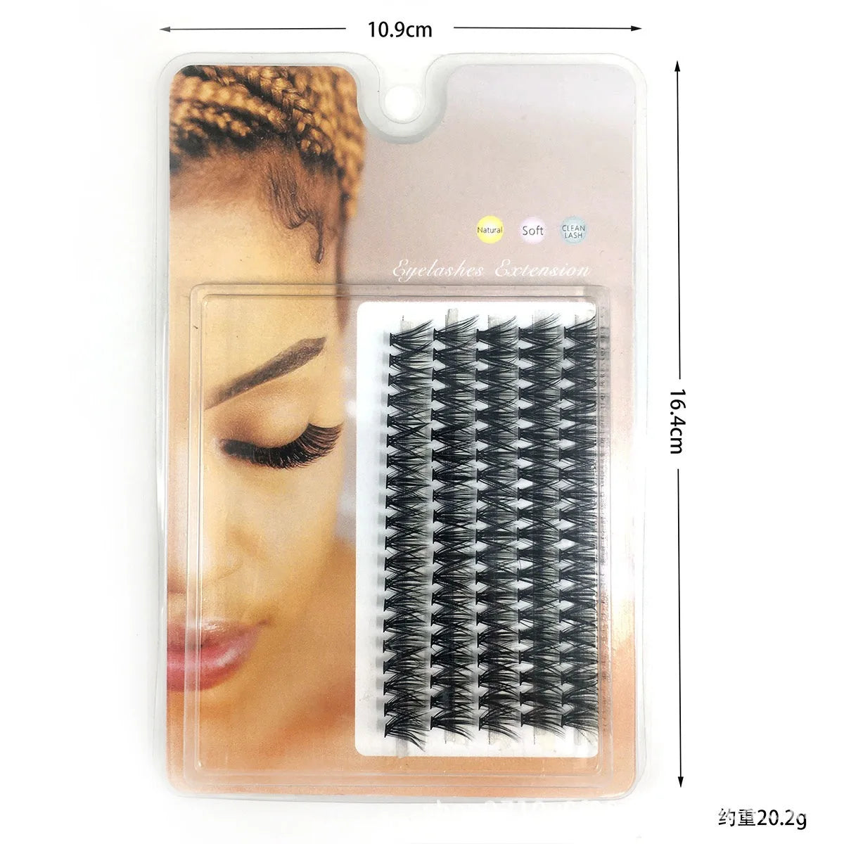 Hot Selling DIY Makeup 100 Clusters  False Eyelashes Extension
